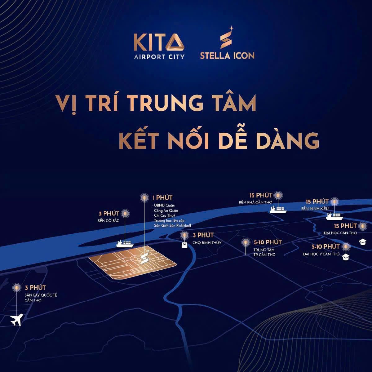 Vị trí đắc địa Stella Icon Cần Thơ